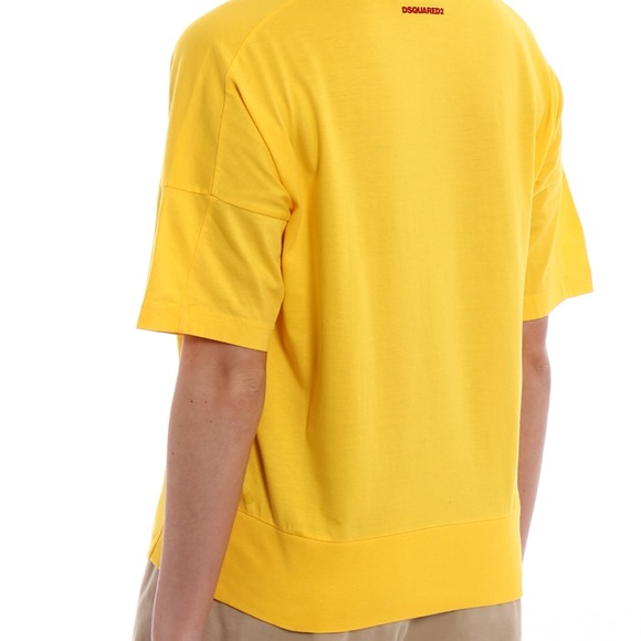 Dsquared2 Bad Scout t-shirt, Basic yellow, limited edition, Women’s size Medium - Picture 3 of 8